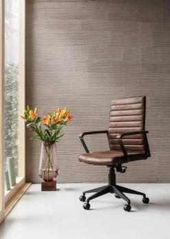 Krzesło Biurowe Labora 57x105 Cm Brązowe