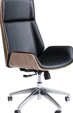 Krzesło Biurowe Rouven 59x112 Cm Czarno-brązowe