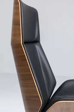 Krzesło Biurowe Rouven 59x112 Cm Czarno-brązowe