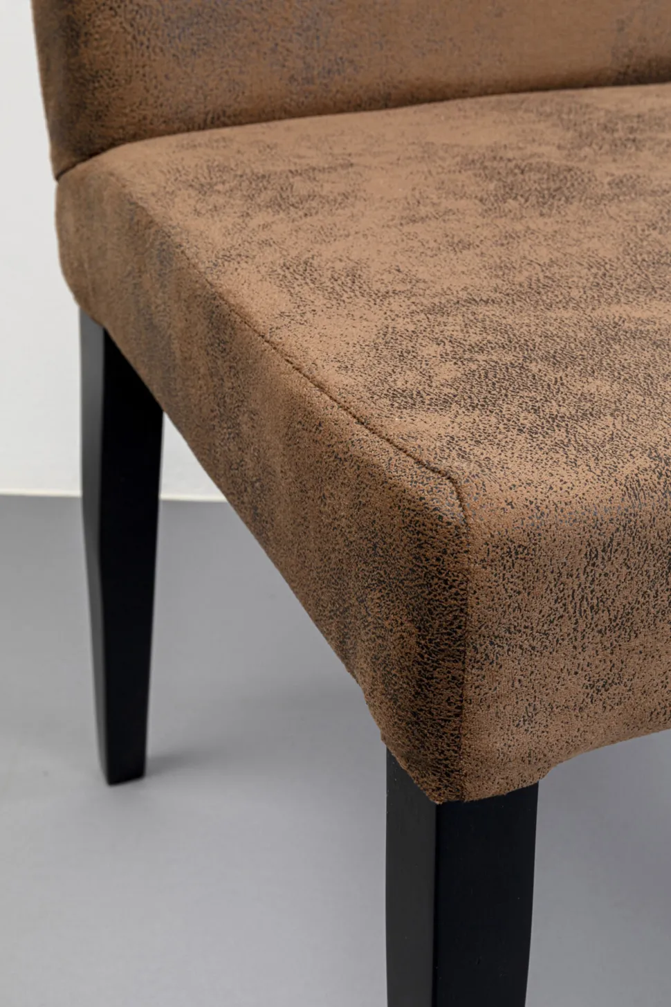Krzesło Casual Vintage 45x90 Cm Brązowe Ekoskóra