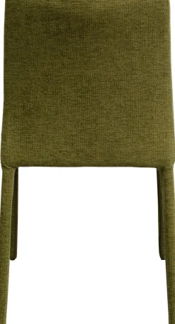 Krzesło Do Jadalni Tapicerowane Ciemnozielone 48x93 Cm