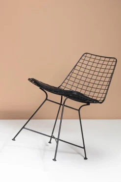 Krzesło Grid 48x86 Cm Czarne