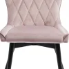 Krzesło Marshall Velvet 57x89 Cm Pudrowy Róż