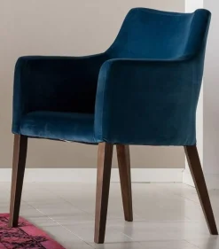Krzesło Mode Velvet 58x87 Cm Niebieskozielone