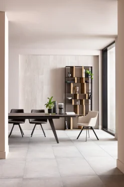 Krzesło Obrotowe Z Podłokietnikami Coco 53x84 Cm Kremowe