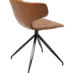 Krzesło Rusty 55x79 Cm Brązowe