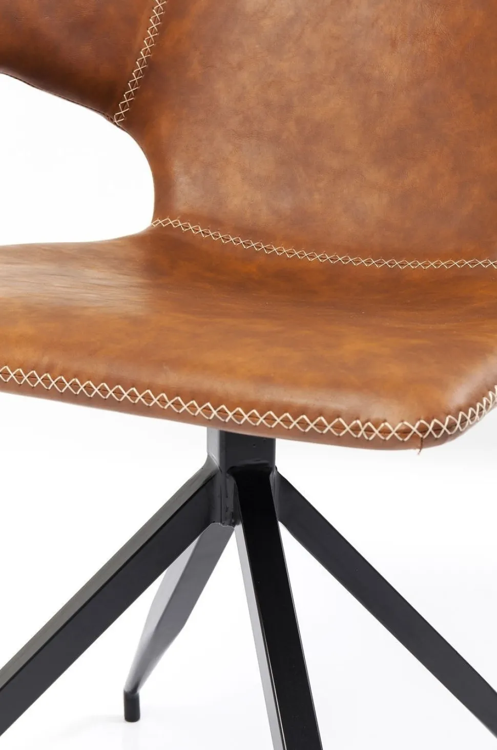 Krzesło Rusty 55x79 Cm Brązowe