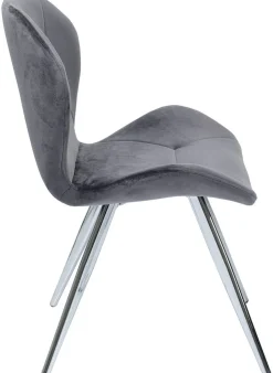 Krzesło Viva Chrome 52x82 Cm Szare
