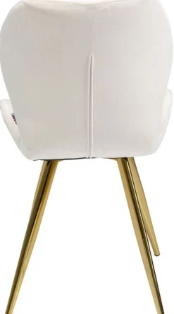 Krzesło Viva 50x82 Cm Kremowe - Nogi Złote