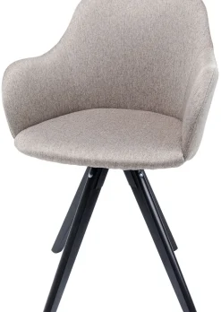 Krzesło Z Podłokietnikami Lady Loco 62x83 Cm Taupe