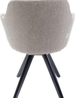 Krzesło Z Podłokietnikami Lady Loco 62x83 Cm Taupe