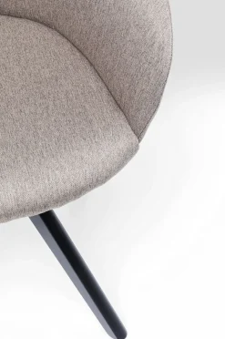 Krzesło Z Podłokietnikami Lady Loco 62x83 Cm Taupe