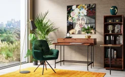 Krzesło Z Podłokietnikami Mila 60x89 Cm Zielone