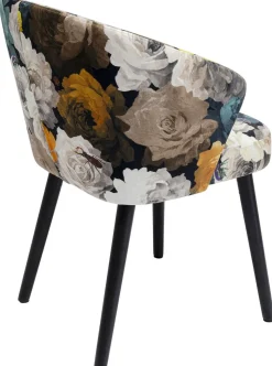Krzesło Z Podłokietnikami Peony Yellow 56x77 Cm