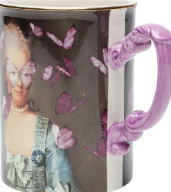 Kubek Kolorowy Ceramiczny Awangardowy Dama 400 Ml
