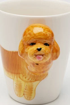 Kubek Z Porcelany Motyw Zwierzęcy Pies 390 Ml
