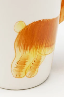 Kubek Z Porcelany Motyw Zwierzęcy Pies 390 Ml