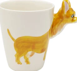 Kubek Z Porcelany Motyw Zwierzęcy Piesek 390 Ml