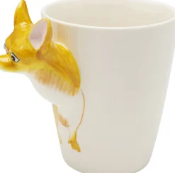 Kubek Z Porcelany Motyw Zwierzęcy Piesek 390 Ml