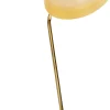 Lampa Biurkowa Beżowo-złota Stalowa 56 Cm