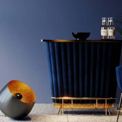 Lampa Podłogowa Apollon Smooth Ø50 Cm Czarna
