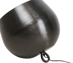 Lampa Podłogowa Apollon Smooth Ø50 Cm Czarna