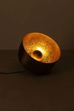 Lampa Podłogowa Apollon Smooth Ø35 Cm Czarna