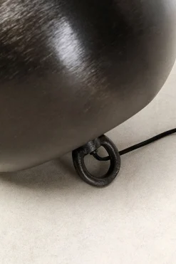 Lampa Podłogowa Apollon Smooth Ø35 Cm Czarna