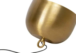 Lampa Podłogowa Apollon Smooth Ø35 Cm Złota