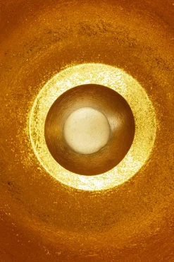 Lampa Podłogowa Apollon Smooth Ø35 Cm Złota
