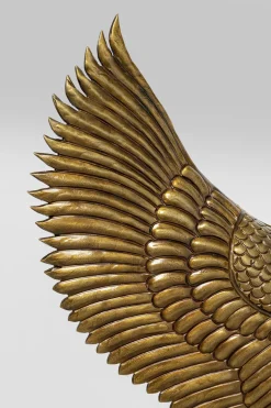 Lampa Podłogowa Bird Wings 66x168 Cm Czarno-złota