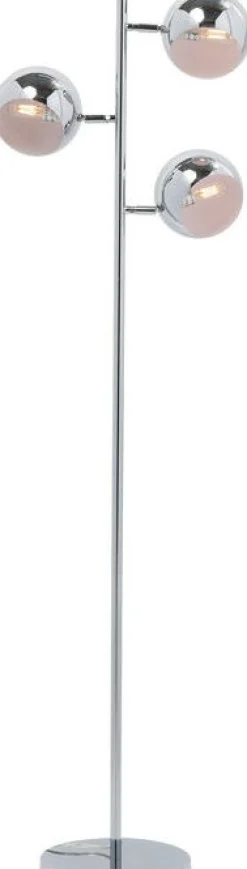 Lampa Podłogowa Calotta 40x151 Cm Srebrna