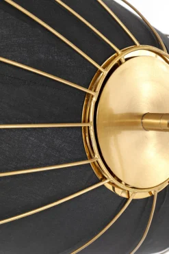 Lampa Podłogowa Czarno-złota Glamour 2xE27 202 Cm