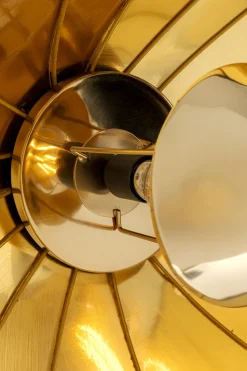 Lampa Podłogowa Czarno-złota Glamour 2xE27 202 Cm