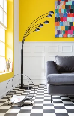 Lampa Podłogowa Five Fingers 86x201 Cm Czarna