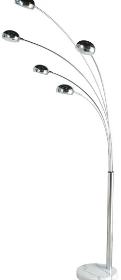 Lampa Podłogowa Five Fingers 100x220 Cm Chromowa