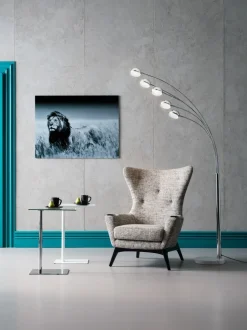 Lampa Podłogowa Five Fingers 100x220 Cm Chromowa
