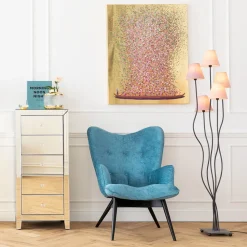 Lampa Podłogowa Flexible Berry Cinque 40x163 Cm Fioletowo-różowa