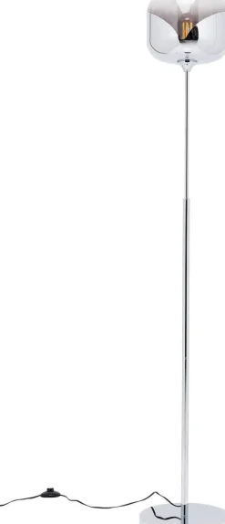 Lampa Podłogowa Goblet 25x160 Cm Srebrna