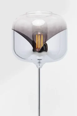 Lampa Podłogowa Goblet 25x160 Cm Srebrna