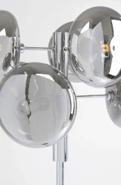 Lampa Podłogowa Headlight 43x163 Cm Srebrna