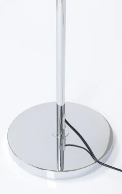 Lampa Podłogowa Headlight 43x163 Cm Srebrna