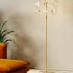 Lampa Podłogowa Headlight 43x163 Cm Złota