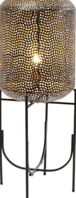 Lampa Podłogowa Oasis ∅38x92 Cm Brązowo-czarna