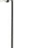 Lampa Podłogowa Podwójna Czarna Stalowa 149 Cm