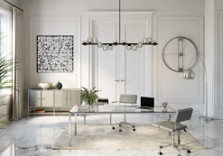 Lampa Podłogowa Small Deal Srebrna