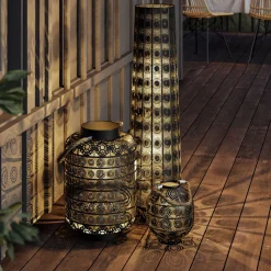 Lampa Podłogowa Sultans Home Ø39x59 Cm Czarna