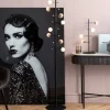 Lampa Podłogowa Trapez 30x160 Cm Czarna