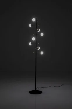 Lampa Podłogowa Trapez 30x160 Cm Czarna