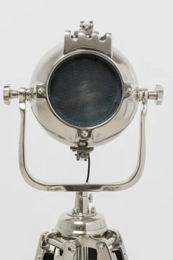 Lampa Podłogowa Trójnóg Filmowa Srebrna 105 Cm